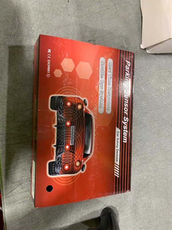 Photo 1 of ELSNU Backup Parktronic System Car Auto Vehicle Reverse with 8 Parking Sensors kit Distance Detection LCD Distance Display Sound Warning …