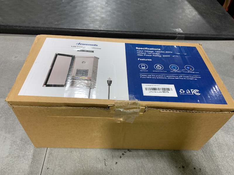 Photo 1 of DEWENWILS 300W Wi-Fi Low Voltage Landscape Transformer with 3 Zones, 2.4Ghz Smart Low Voltage Transformer for Outdoor Lights, 120V AC to 12V/14V AC, Work with Alexa & Google Assistant, FCC Listed