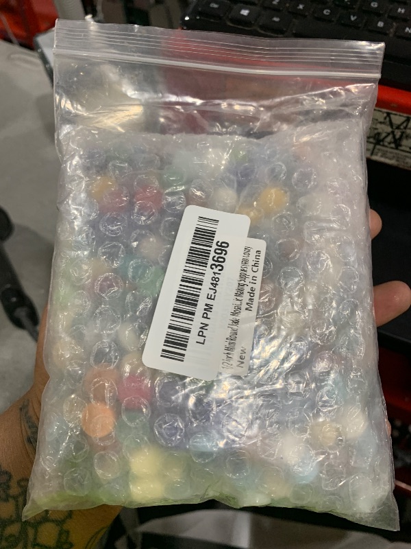 Photo 1 of 1/2 inch Mini Round Jade Mosaic Tiles, 1.1LB Circel Glass Mosaic Pieces for DIY Craft,Flowerpots, Vases, Cups, Garden Decor Mosaic Making Supplies (Mix Color)