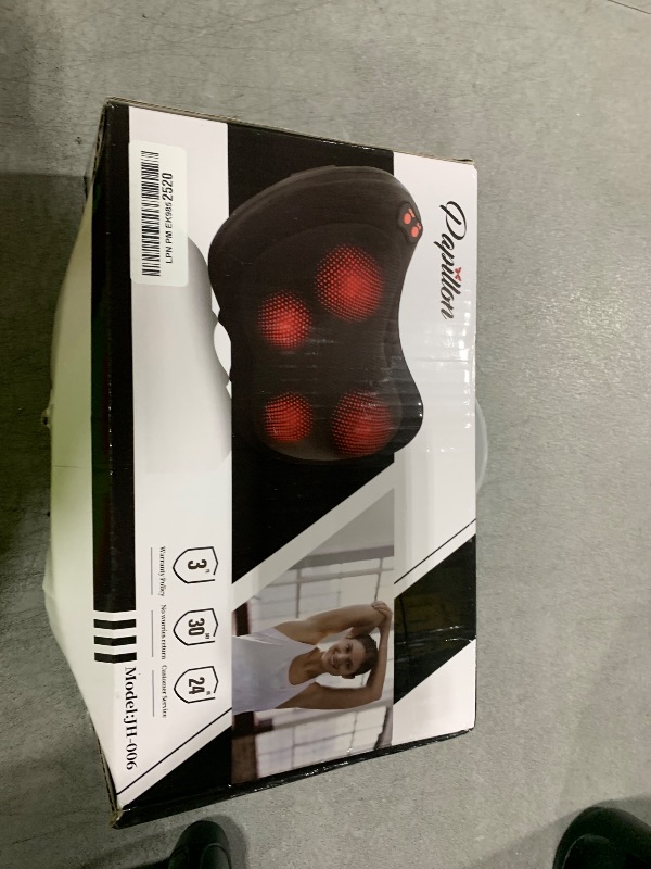 Photo 1 of Papillon Back Massager,Shiatsu Neck Massager for Pain Relief,Electric Shoulder Foot Massage Pillow with Heat,Gifts for Mothers Day,Christmas Gifts for Women/Men,Deep Tissue Kneading for Waist,Legs