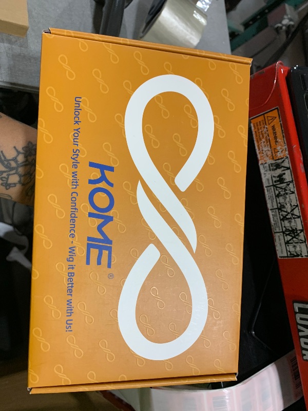Photo 1 of KOME Lobbi Ombre Blonde Synthetic Lace Front Wig,13X5X1 Glueless Shoulder Length Curly Bob Wigs for Women Daily Use 18IN?#TT6/1603?