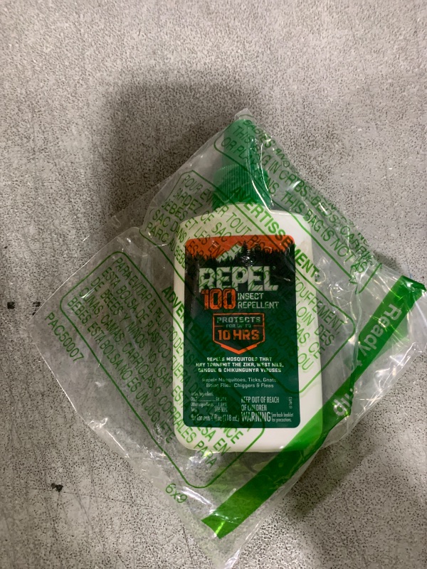 Photo 1 of Repel 100 Insect Repellent Pump Spray 4oz for Mosquitoes Ticks Gnats - 1 pack