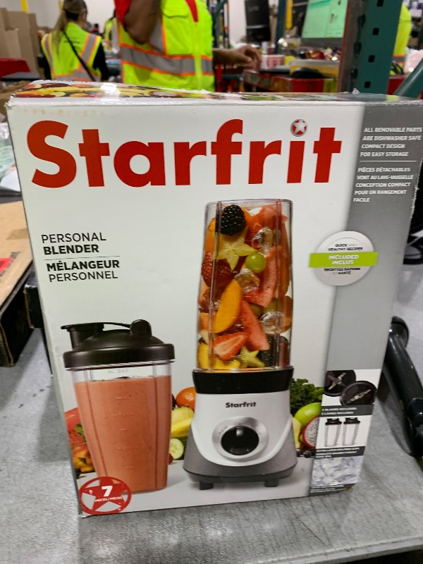 Photo 1 of Starfrit Personal Blender 7PC Set - Two 828ml Cups - Two Blades - High, Low & Pulse Modes - 300W - Perfect for Smoothies!