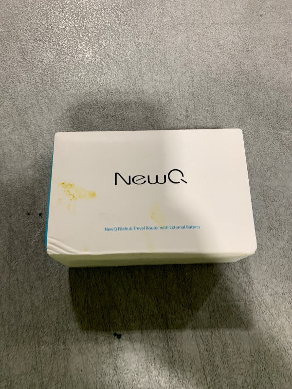 Photo 1 of NewQ Filehub AC750 Travel Router: Portable Hard Drive SD Card Reader & Mini WiFi Range Extender for Travel | Wireless Access External Harddrive & USB Storage Device to Backup Photo & Files from iPhone