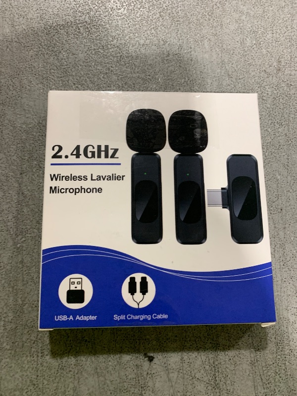 Photo 1 of USB C Wireless Lavalier Microphone for Type-C,Android Phone,PC,Mini Microphone with Noise Reduction,Lapel Microphone for Video,Interviews,Live Streaming,TikTok,YouTube,2Pack (For iPhone 15 and Above)