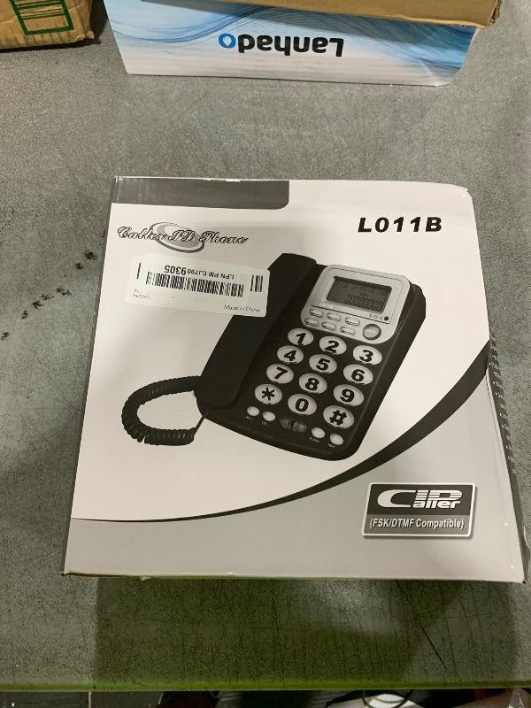 Photo 1 of TelPal Corded Big Button Telephone for Elderly Caller ID Landline Phones for Seniors Amplified Telefonos Home Phone for Old People with Speaker and Easy to Read Numbers…