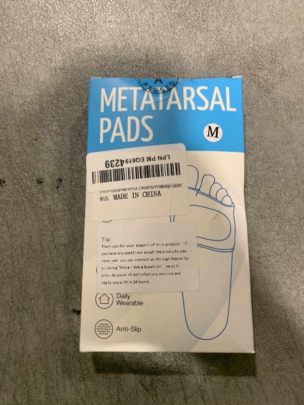 Photo 1 of Zixsavk Metatarsal Pads for Women & Men 2 Pack - Gel Cushioned Orthotic Inserts, Ball of Foot Pain Relief for Metatarsalgia, Morton's Neuroma, Metatarsal Support Pads for Women Men (2 Pairs)