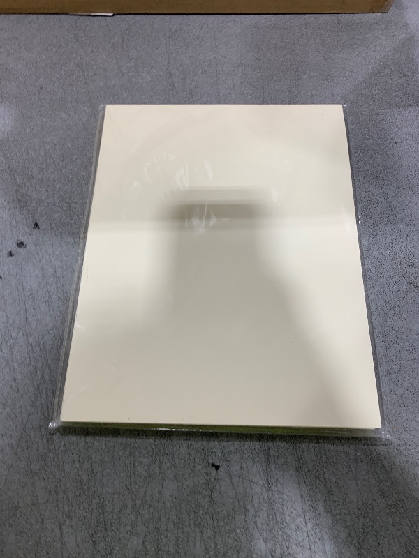 Photo 1 of 25 Sheets Cream Cardstock Paper 8.5 x 11 inch, 250 GSM/92 lb Off White Card Stock Thick Ivory Cardstock for DIY Cards, Printer Scrapbook Cardboard Paper for Crafts