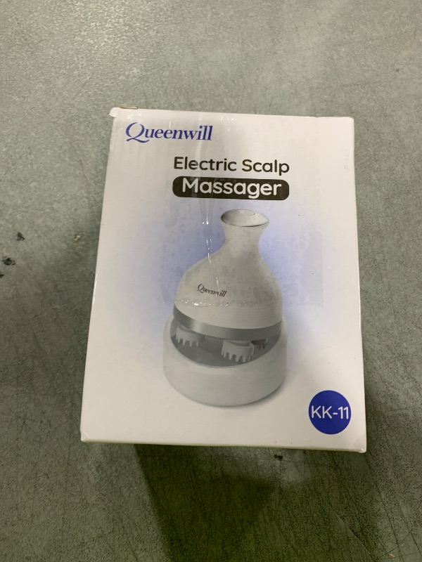 Photo 1 of Electric Scalp Massager, Cordless Hair Scalp Massager Portable with 4 Vibration Comb for Hair Growth, Deep Cleansing and Stress Relaxation