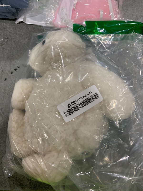 Photo 1 of LotFancy Lamb Stuffed Animal, 12" Stuffed Lamb Plush for Baby, Cuddly Fluffy Sheep Toy, Plushies for Newborn Nursery, Easter Decoration