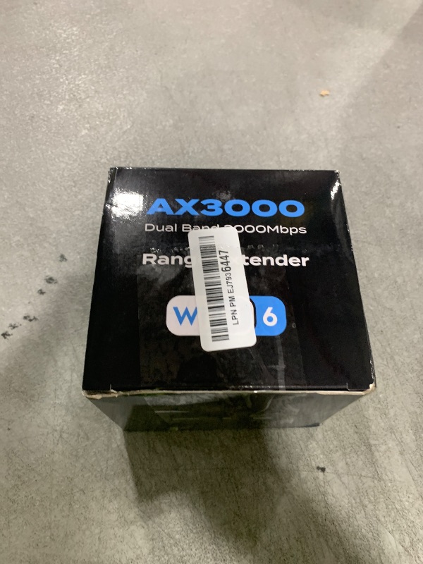 Photo 1 of 2025 AX3000 WiFi 6 Range Extender, WiFi Extender Signal Booster with Gigabit Ethernet Port, Dual Band (2.4G&5.8G) WiFi Repeater Cover up to 13888sp.ft, Faster Speed and Wider Cover, Quick Setup