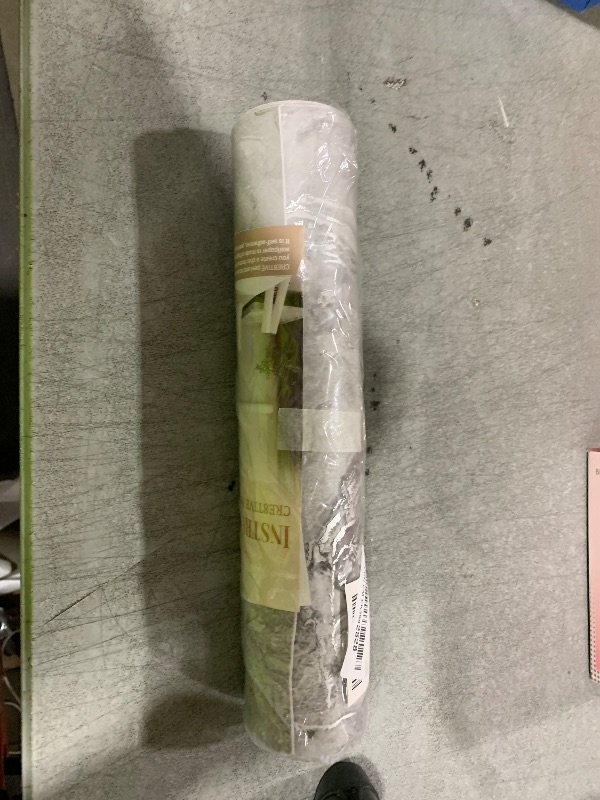 Photo 1 of CRE8TIVE 12"x354" Silver Grey Slate Marble Countertop Contact Paper Marble Wallpaper Peel and Stick Countertops Waterproof Self Adhesive Vinyl Matte Marble Contact Paper for Kitchen Desks Table Tops