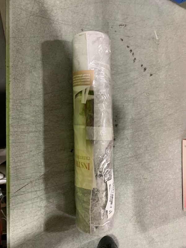 Photo 1 of CRE8TIVE 12"x354" Silver Grey Slate Marble Countertop Contact Paper Marble Wallpaper Peel and Stick Countertops Waterproof Self Adhesive Vinyl Matte Marble Contact Paper for Kitchen Desks Table Tops