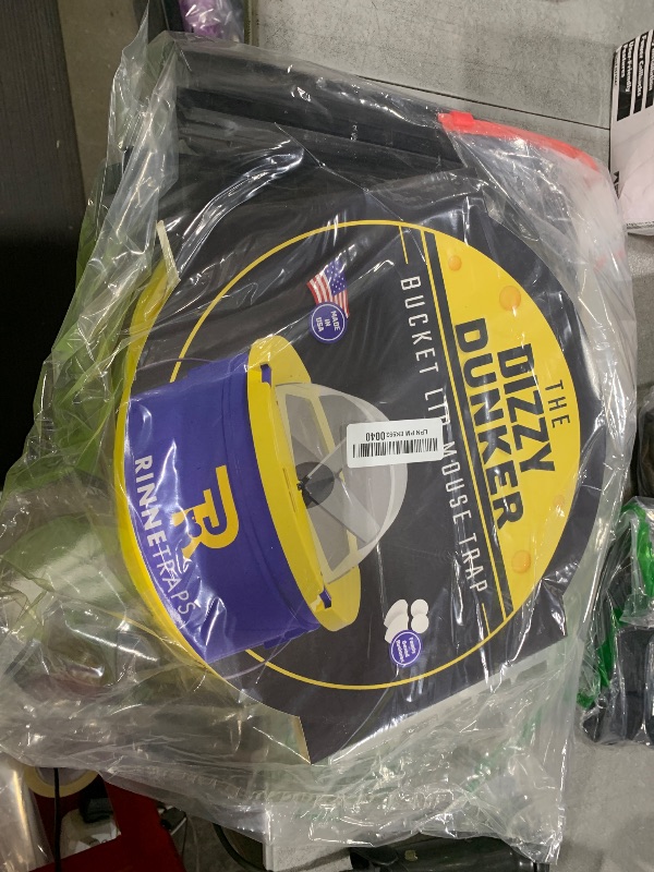 Photo 1 of RinneTraps | Dizzy Dunker Bucket Lid Mouse Trap | Made in USA | Multi Catch | Humane | Indoor/Outdoor | (2 Pack)