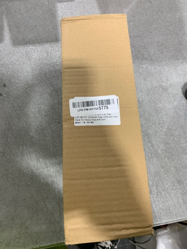 Photo 1 of SUISFLXGRO Exhaust Flex Pipe 2.25" X 8" /12" Universal Type 100% Stainless Steel For Heavy Duty and Cars