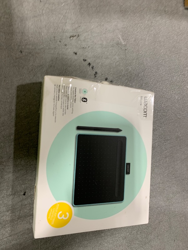 Photo 1 of Wacom Intuos Small Bluetooth Graphics Drawing Tablet, Portable for Teachers, Students and Creators, 4 Customizable ExpressKeys, Compatible with Chromebook Mac OS Android and Windows - Pistachio