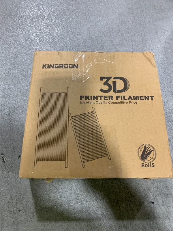 Photo 1 of Kingroon PLA 3D Printer Filament, Triple Color Silk PLA Filament, Dimensional Accuracy +/- 0.03 mm, 1 kg Spool(2.2lbs), 1.75 mm, Gold Fuchsia Blue