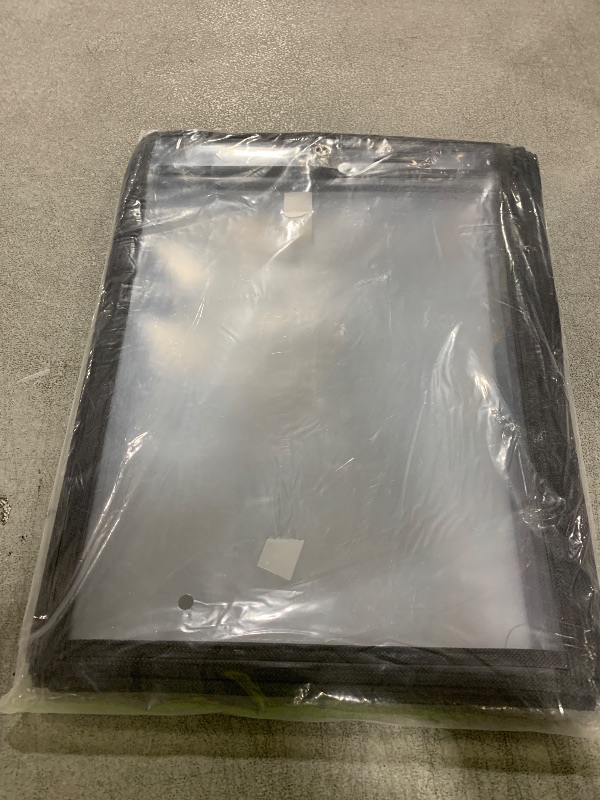 Photo 1 of SUNEE 30 Packs Oversized Reusable Dry Erase Pocket Sleeves with 2 Rings, Black 10x14 Ticket Holders, Clear Plastic Sheet Protectors, Teacher School Classroom Supplies