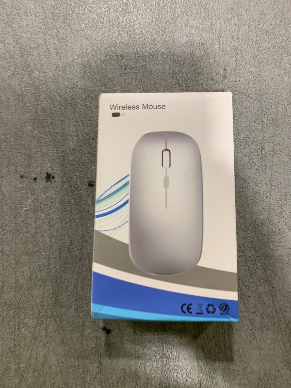 Photo 1 of WREANU Wireless Bluetooth Mouse Rechargeable Laptop Mice with LED Lights Silent Slim Use(BT5.2 and 2.4G Portable USB) Dual Mode Computer Mouse for Laptop/iPad/Tablet/Apple/Computer/Mac (Black)