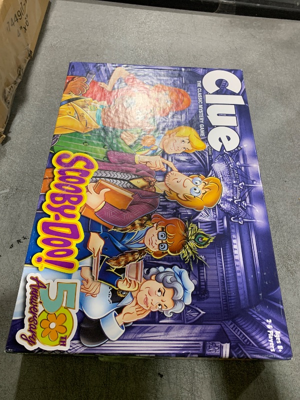 Photo 1 of CLUE: Scooby-Doo Board Game | Official Scooby-Doo Merchandise Based on The Popular Scooby-Doo Cartoon | Classic Clue Game Featuring Scooby-Doo Characters | Gather The Gang and Solve The Mystery!