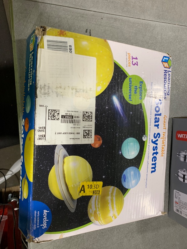 Photo 1 of Learning Resources Giant Inflatable Solar System - Grades K+ Solar System Demonstration Tool, Solar System Model, Inflatable Planets for Classroom