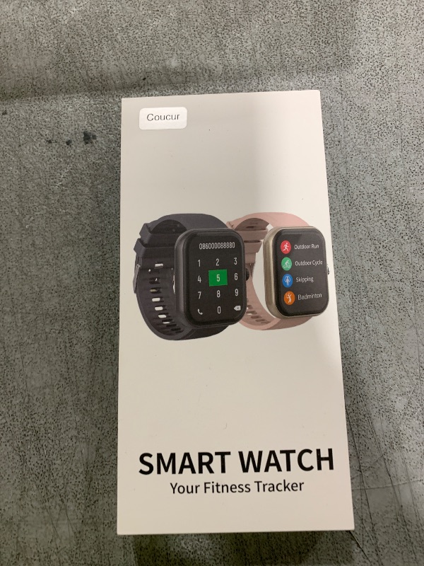 Photo 1 of Smart Watch for Men Women (Answer/Make Call), 1.96" HD Fitness Tracker Running Watch, IP68 Waterproof,Pedometer, Sleep/Step/Activity/Heart Rate Monitor,110+ Sport Mode Smartwatch for iOS Android,Pink