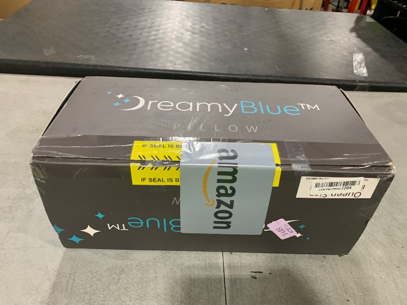 Photo 1 of DreamyBlue Signature Pillow w/Adjustable Loft • Shredded Memory Foam Fill • Neutral Alignment for Side, Back, and Stomach Sleepers • Washable Bamboo Rayon Cover • CertiPUR-US Certified Foam (Queen)