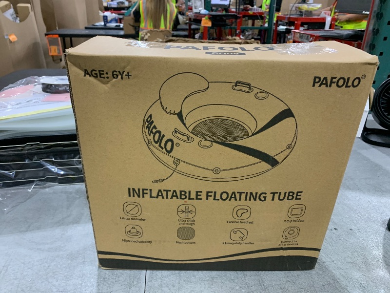 Photo 1 of River Tubes for Floating Heavy Duty, Pool Float Adult, 45" Inflatable Float Tube for Beach Lake Rafting, River Floats with Mesh Bottom