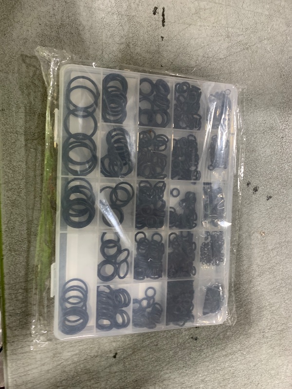 Photo 1 of XBVV 1020 Pcs O Ring Kit 20 Size Nitrile Rubber O Ring Assortment Set for Car Auto Vehicle Repair Faucet Plumbing Air or Gas Sealing Connections Resist Oil and Heat