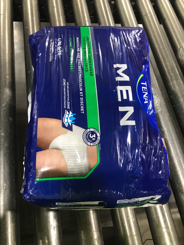 Photo 1 of TENA® Men™ Absorbent Underwear, Bag of 14