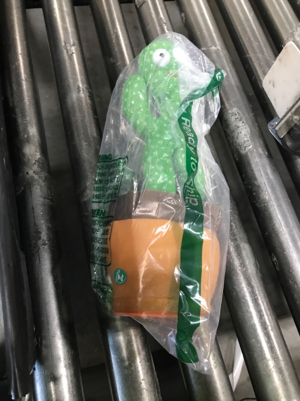 Photo 1 of [Update Volume Adjustable] Talking Cactus Toy Mimics Back, Gift Package Repeat Talking Cactus Plush Toys - Talking Sing+Repeat+Dancing+Recording+Rainbow Led Cactus Toy(15 Second Recording)