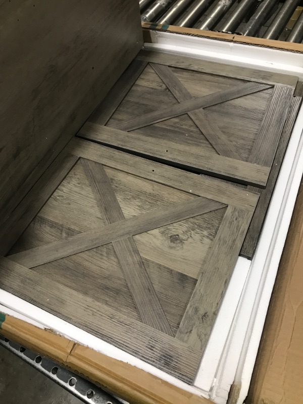 Photo 1 of BARNDOOR CABINET STAND 