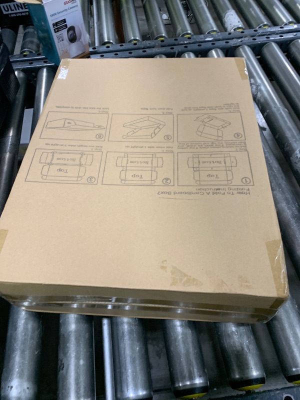 Photo 1 of HORLIMER 12.5x12.5x1 inches Shipping Boxes Set of 25, White Vinyl Record Mailer Cardboard Box for Packaging, 25 Stickers Included