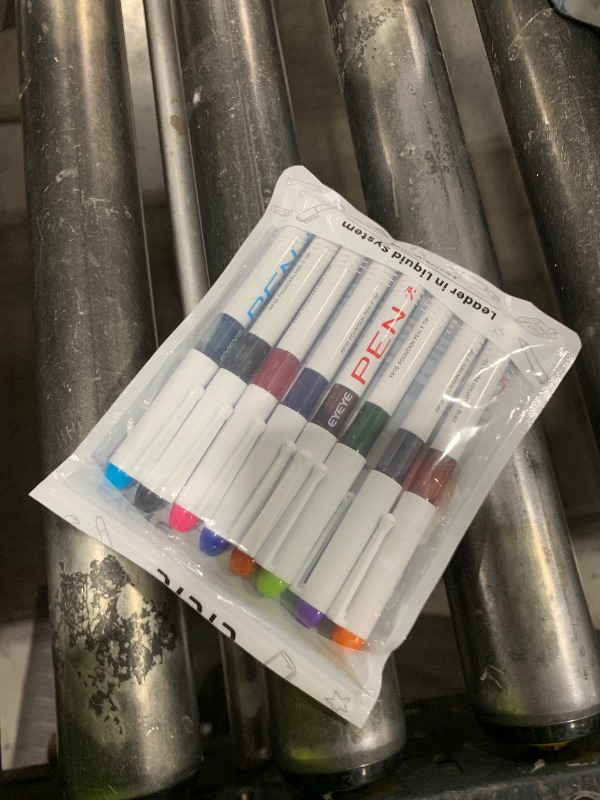 Photo 1 of EYEYE Fountain Pens for Writing, 8 Pack Assorted Colors Fine Point Disposable Fountain Pens Stainless Steel Nib, Smooth Writing for Calligraphy, Journaling, Drafting, Sketching, Doodling & Gifts