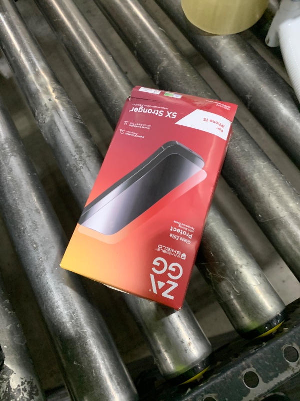 Photo 1 of ZAGG InvisibleShield Glass Elite iPhone 15 Screen Protector - 5X Stronger with Reinforced Edges, Scratch & Smudge-Resistant Surface, Easy to Install