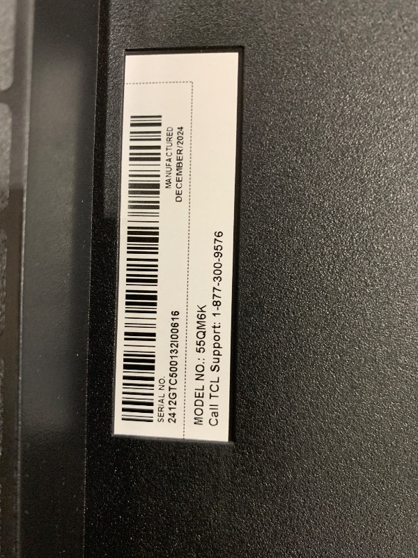 Photo 1 of TCL 55-Inch Class QM6K Series QD-Mini LED 4K UHD Google Smart TV Best Value Mini-LED TV - QLED, 144hz, 240hz Gaming Rate, High Contrast Screen, Onkyo Audio, Dolby Atmos (55QM6K, 2025 Model)