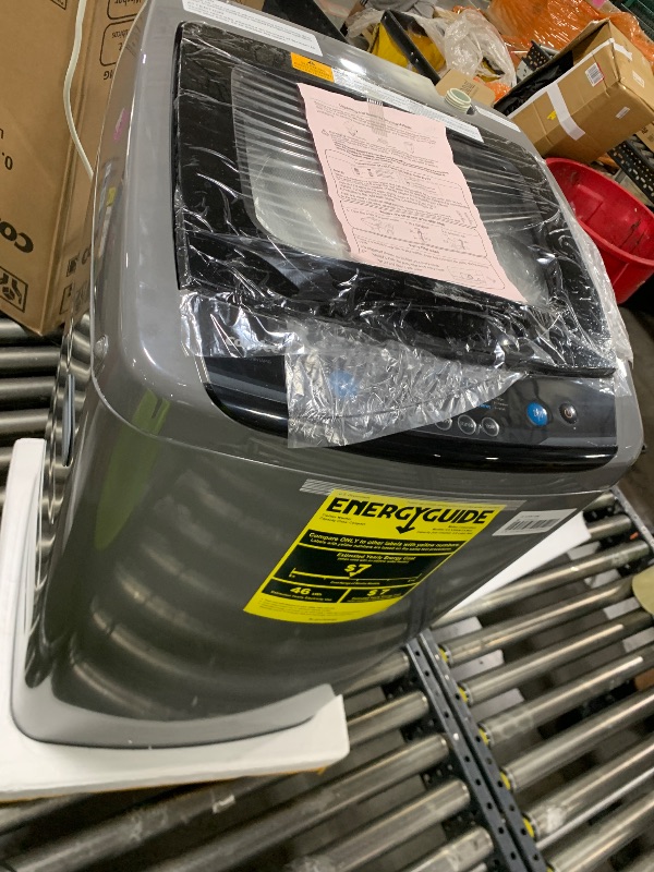 Photo 1 of Comfee Portable Washing Machine, 0.9 cu.ft Compact Washer With LED Display, 5 Wash Cycles, 2 Built-in Rollers, Space Saving Full-Automatic Washer