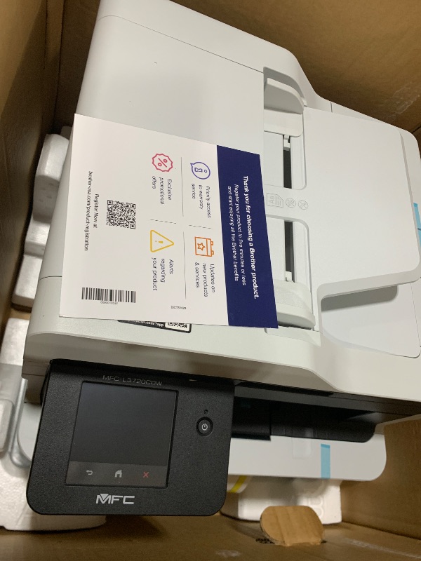Photo 1 of Brother MFC-L3720CDW Wireless Digital Color All-in-One Printer with Laser Quality Output, Copy, Scan, Fax, Duplex, Mobile Includes 2 Month Refresh Subscription Trial ¹ Amazon Dash Replenishment Ready