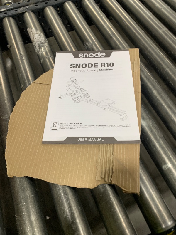 Photo 1 of SNODE Rowing Machine for Home Use Magnetic Rower with 16 Level Resistance, Row Machine with LCD Monitor, Ergonomic Seat, Dual Rail, 350lb Weight Capacity