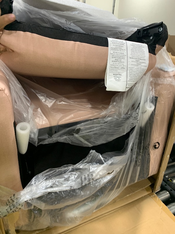 Photo 1 of Evolur Raleigh Basic Glider, Recliner and Rocker in Pink