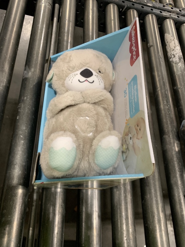 Photo 1 of Fisher-Price Baby Toy Soothe 'n Snuggle Otter Portable Plush Sound Machine with Music Lights & Breathing Motion for Newborns 0+ Months