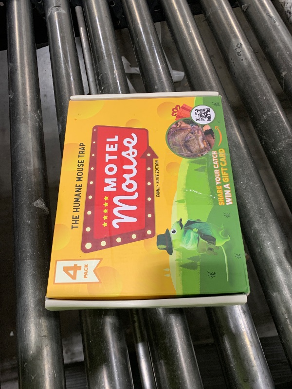 Photo 1 of Motel Mouse Humane No Kill Live Catch and Release Mouse Traps, Reusable with Cleaning Brush - 4 Pack