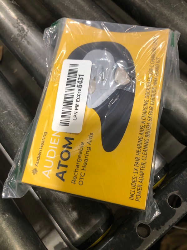 Photo 1 of Audien ATOM 2 Wireless Rechargeable OTC Hearing Aid, Premium Comfort Design and Nearly Invisible