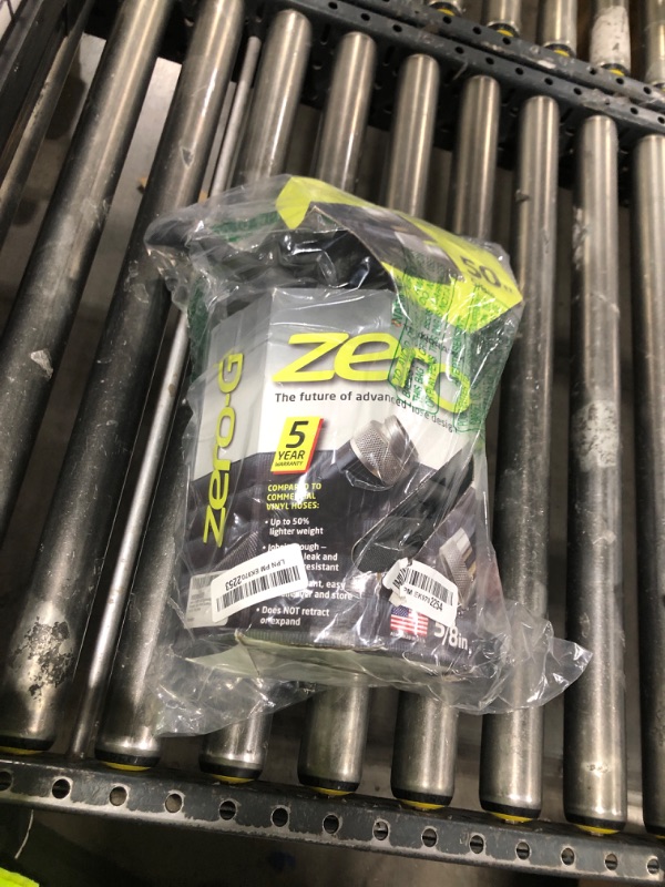 Photo 1 of zero-G 4001-50 Lightweight, Ultra Flexible, Durable, Kink-Free Garden Hose, 5/8-Inch by 50-Feet,Black
