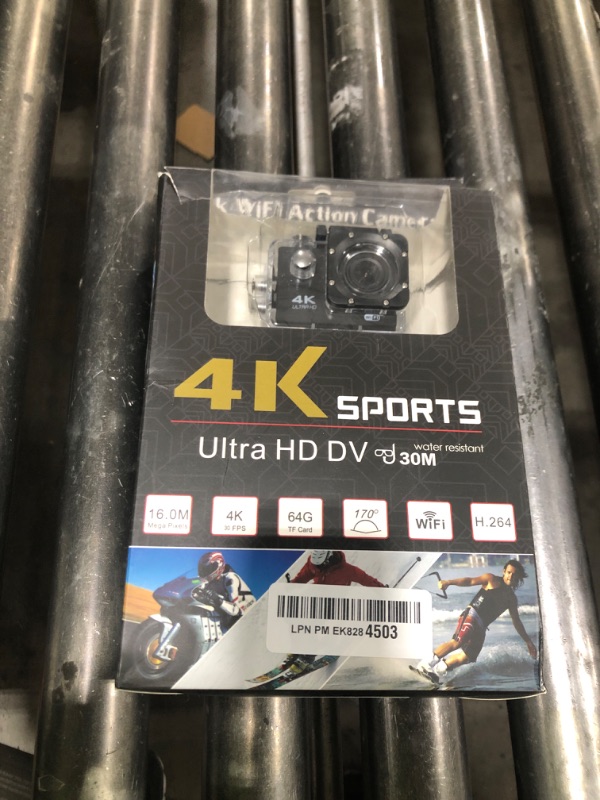 Photo 1 of Pro Xtreme 4K Action Camera - Ultra HD Waterproof Camera Video Camera with Wi-Fi, 170° Wide Angle Lens, Image Stabilization, Multiple Mounting Options - Perfect Underwater Camera Snorkeling