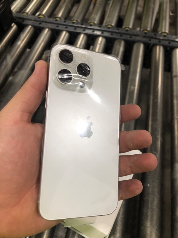Photo 1 of Apple iPhone 15 Pro Max, 256GB, White Titanium - Unlocked (Renewed Premium)