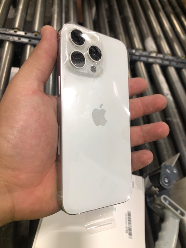 Photo 1 of Apple iPhone 15 Pro Max, 256GB, White Titanium - Unlocked (Renewed Premium)