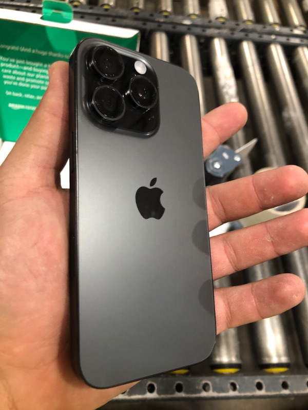 Photo 1 of Apple iPhone 16 Pro, US Version, 128GB, Black Titanium - Unlocked (Renewed Premium)