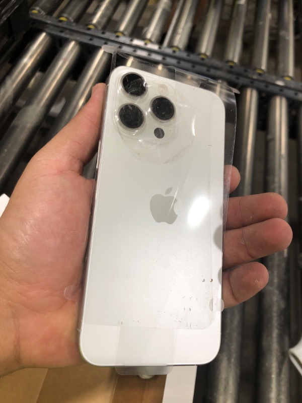 Photo 1 of Apple iPhone 15 Pro Max, 512GB, White Titanium - Unlocked (Renewed)