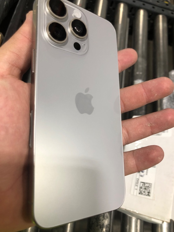 Photo 1 of Apple iPhone 15 Pro Max, 256GB, Natural Titanium - Unlocked (Renewed Premium)